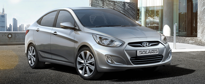 Аренда автомобиля Hyundai  Solaris 1.4 МКП